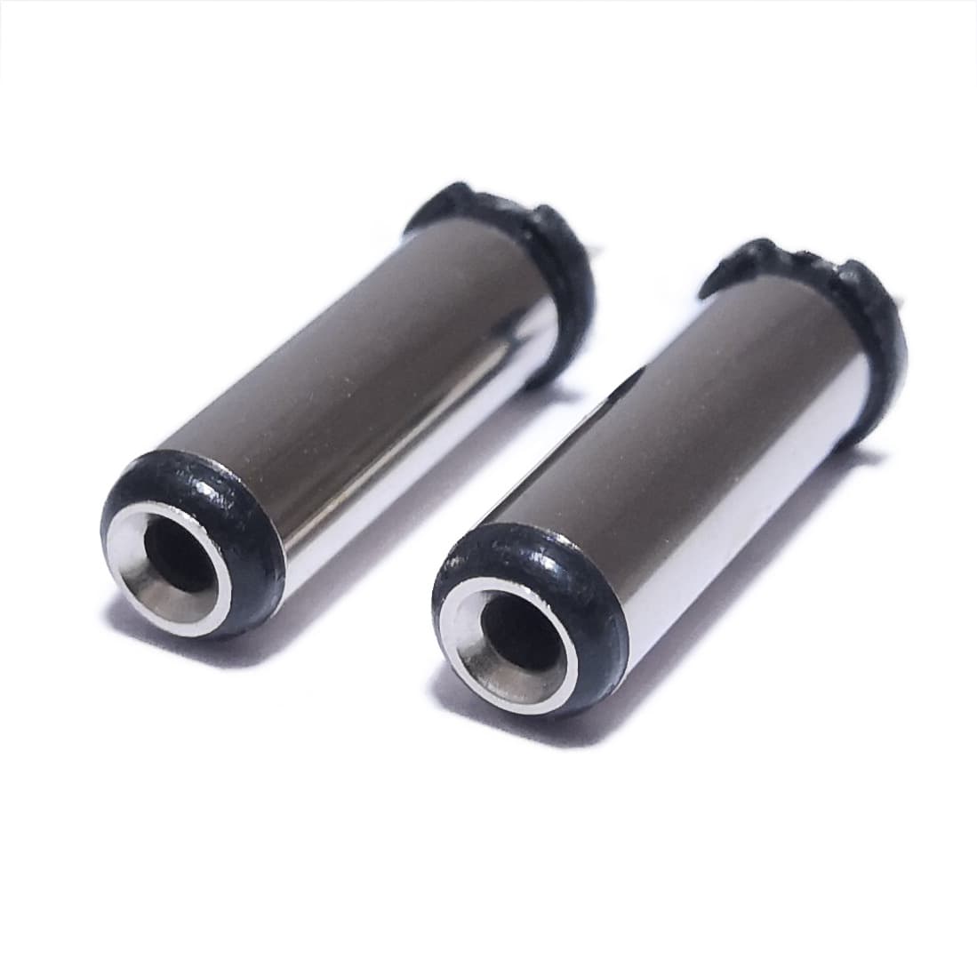 DC5521 Male Plug, 5.5*2.1*21 Flat Tail DC Head, Round/Flat Port Charger Plug for Portable DC Use