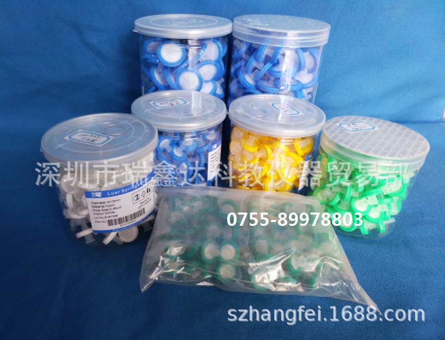 Syringe Filter Organic Nylon Series Aqueous Syringe Membrane Filter 0.45/0.22um Needle Filter Head