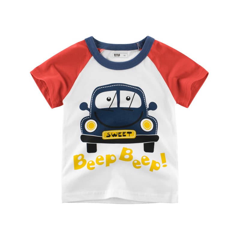 2025 New Summer Kids Cartoon Short Sleeve T-Shirt for Boys, Children's Clothing, Drop Shipping