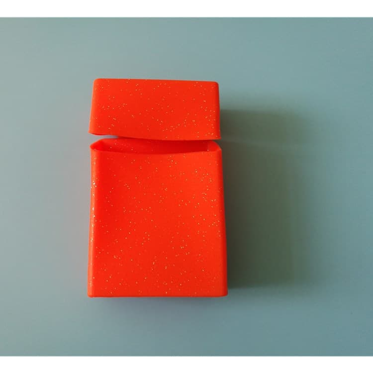Manufacturers present mold silicone cigarette case with LOGO silk screen printing, waterproof silicone cigarette case protective case