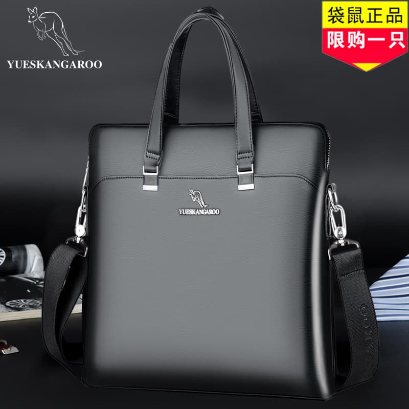 Yuesen Men's Vertical Handbag, Business Shoulder Bag, Fashion Taobao Source Drop Shipping, Light Luxury Business