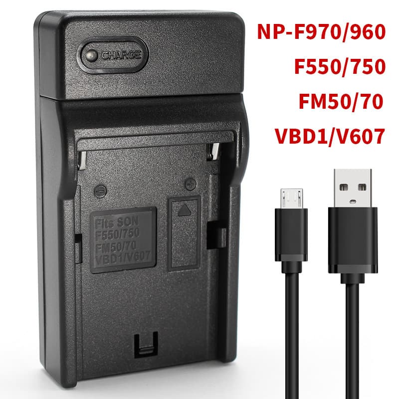 Wholesale USB Charger for Sony NP-F970, F770, F550 Battery Fast Charging Dock