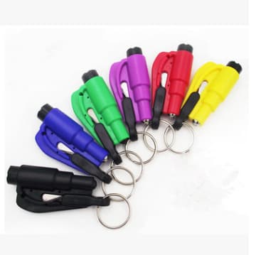 Manufacturer Wholesale, Safety Hammer, Two-in-One Mini Window Breaker, Keychain Life-saving Hammer, Car Window Breaking Tool