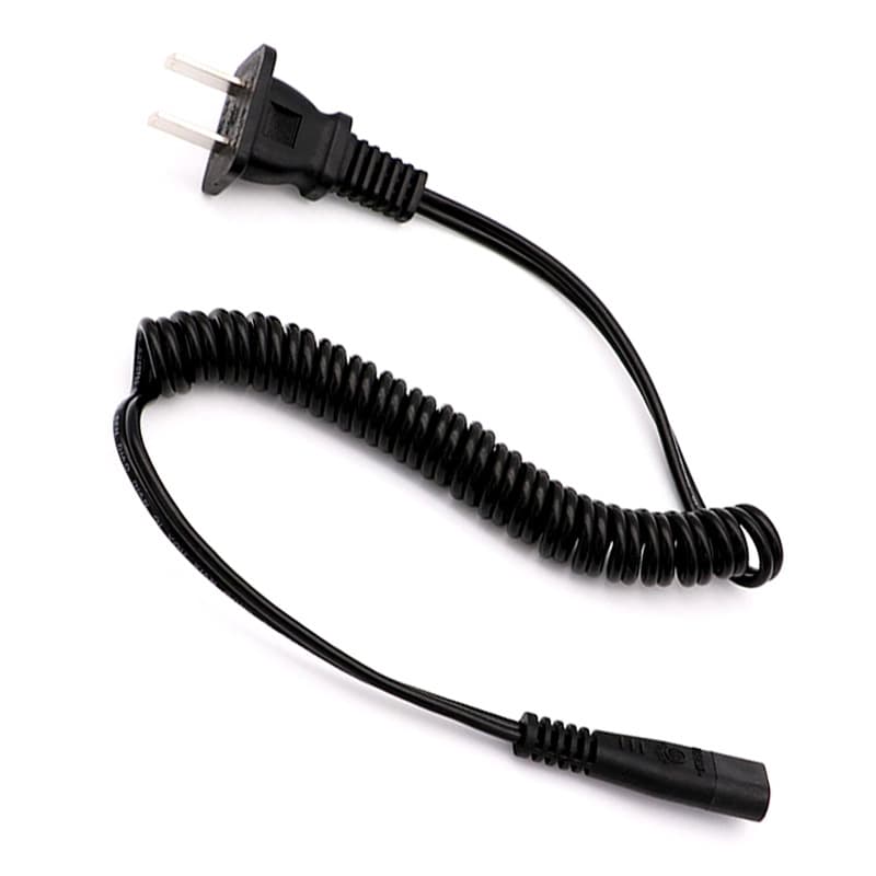 Jinmang Shaver 220V Power Charging Cable, Spring Cord for Feilke, Langwei, Chaoren, Oulan