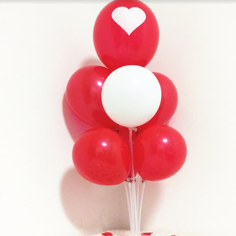 Table floating balloon room balloon column base pole venue atmosphere layout table floating balloon bracket display stand