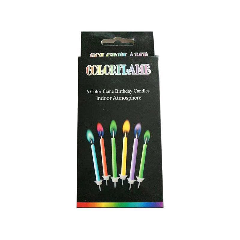 Creative Happy Birthday Candle Party Festival Dream Colorful Flame Candle