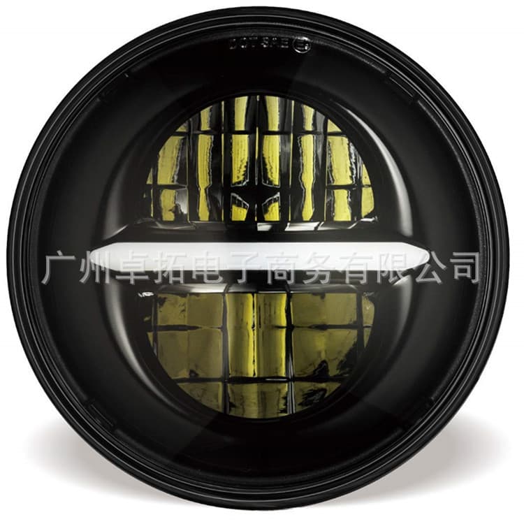 5.75-inch Motorcycle LED Headlight for Harley Davidson 50W Daytime Running Turn Signal Modified Light