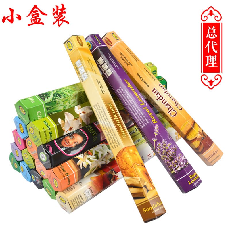 Imported Indian aromatherapy, household sandalwood mosquito repellent incense, car-mounted incense, temple fair toilets, foreign trade stalls and night markets