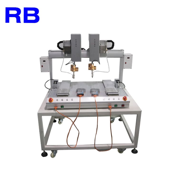 Left and Right Dual-Head Automatic Soldering Machine PCB Board Automatic Soldering Machine Home Appliance Industry Automatic Soldering Machine High-Frequency Soldering Machine