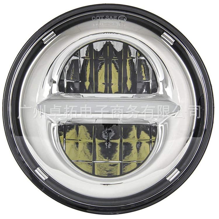 Compatible with 7-inch Harley Davidson Motorcycle Headlight, Car Headlight, Jeep Wrangler Headlight, LED Headlight, Auto Parts