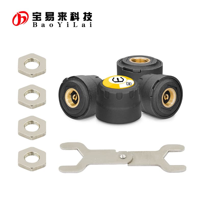 Bluetooth 4.0BLE low-power TPMS external tire pressure monitoring sensor supports Android and Apple phones