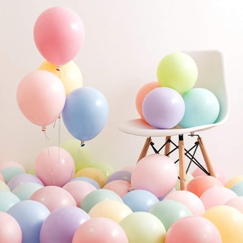Amazon 10 Inch 2.2g Macaron Balloon Thickened Popular Color Wedding Arch Decorative Latex Balloon 100