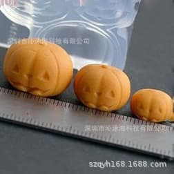 Factory Direct Halloween 3D Pumpkin Lamp High Transparency Odorless Decoration Silicone Mold Handmade