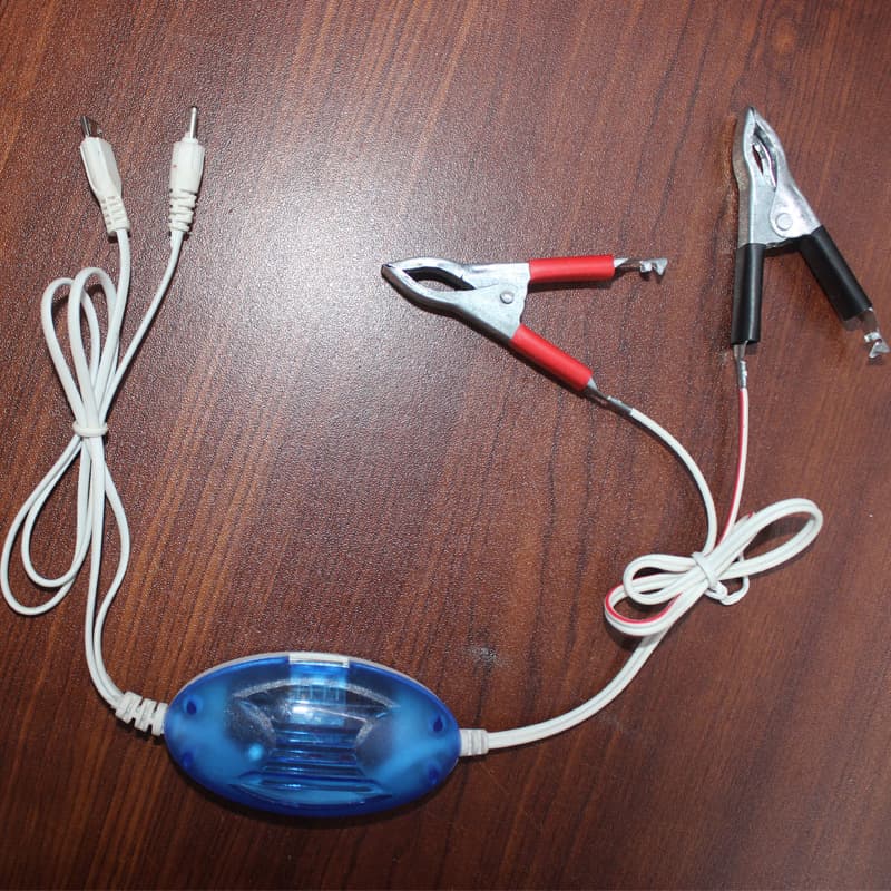 Battery clip charger, boat charger clip charger, one to two charger