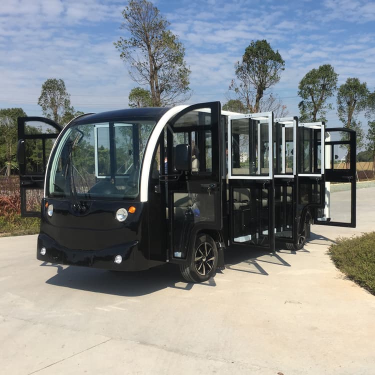 Lekisde Manufacturer's 14-Seater Electric Sightseeing Vehicle, Real Estate Company Tour Vehicle, Fully Enclosed Air-Conditioned Vehicle