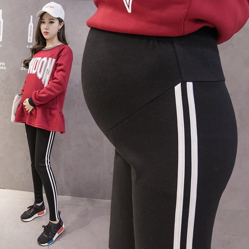 2024 Spring/Autumn Maternity Leggings Maternity Pants Maternity Wear Spring Pants Outerwear Support Belly Pants Long Pants