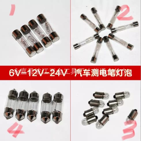 Automotive test light, LED bulb accessories, car diagnostic tool parts