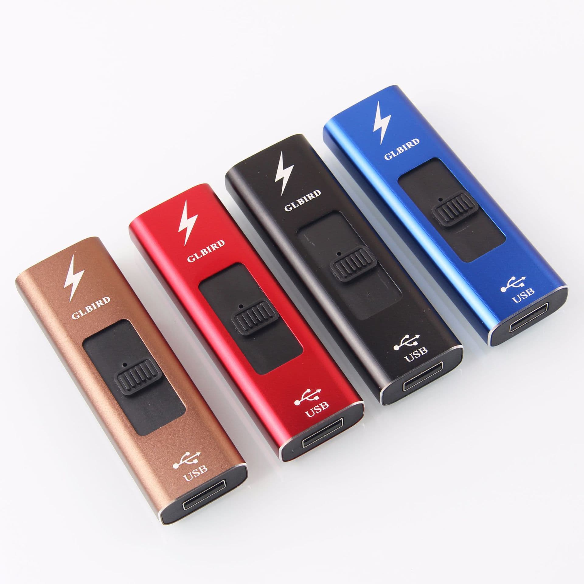 Factory Direct USB Charging Lighter Push Pulse Arc Cross-Border Gift Lighter LOGO Wholesale Cross-Border