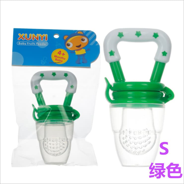Xunyi Coated Pacifier Baby Teether Fruit and Vegetable Feeder Infant Feeding Teether