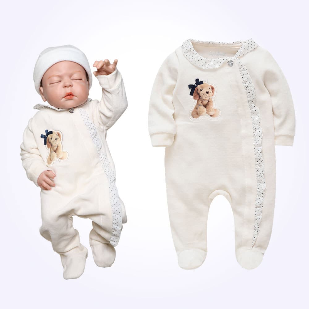 New Autumn Winter Baby Romper Long Sleeve Onesie Baby Clothes Cartoon Design Baby Bodysuit Comfortable Cotton Unisex Baby Outfit