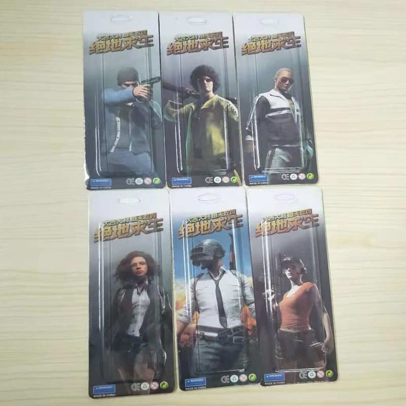 PUBG Keychain Chicken Dinner Game Accessory Model 98K Frying Pan Level 3 Helmet Metal Pendant