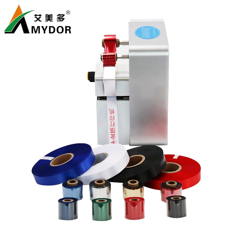 Aimeiduo 320 Ribbon Plateless Hot Stamping Machine for Ribbon, Satin Ribbon, Fresh Flower, Cake, Gift Box Packaging, Silk Flower