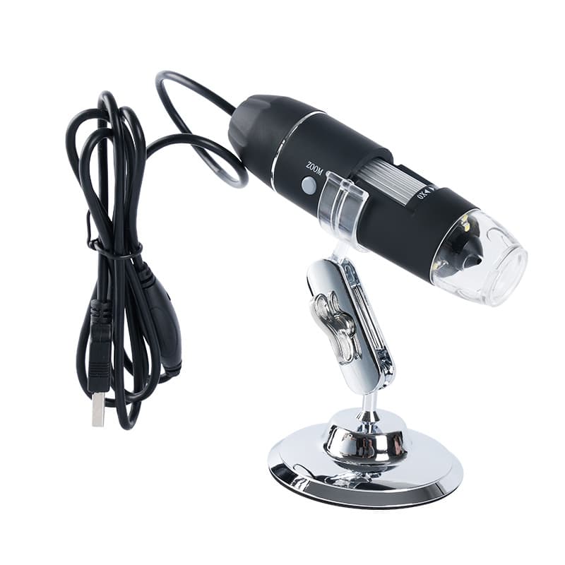 Portable Handheld Digital Microscope 1600x Electronic Repair Detection USB Industrial Textile Children Teaching Antique Evaluation