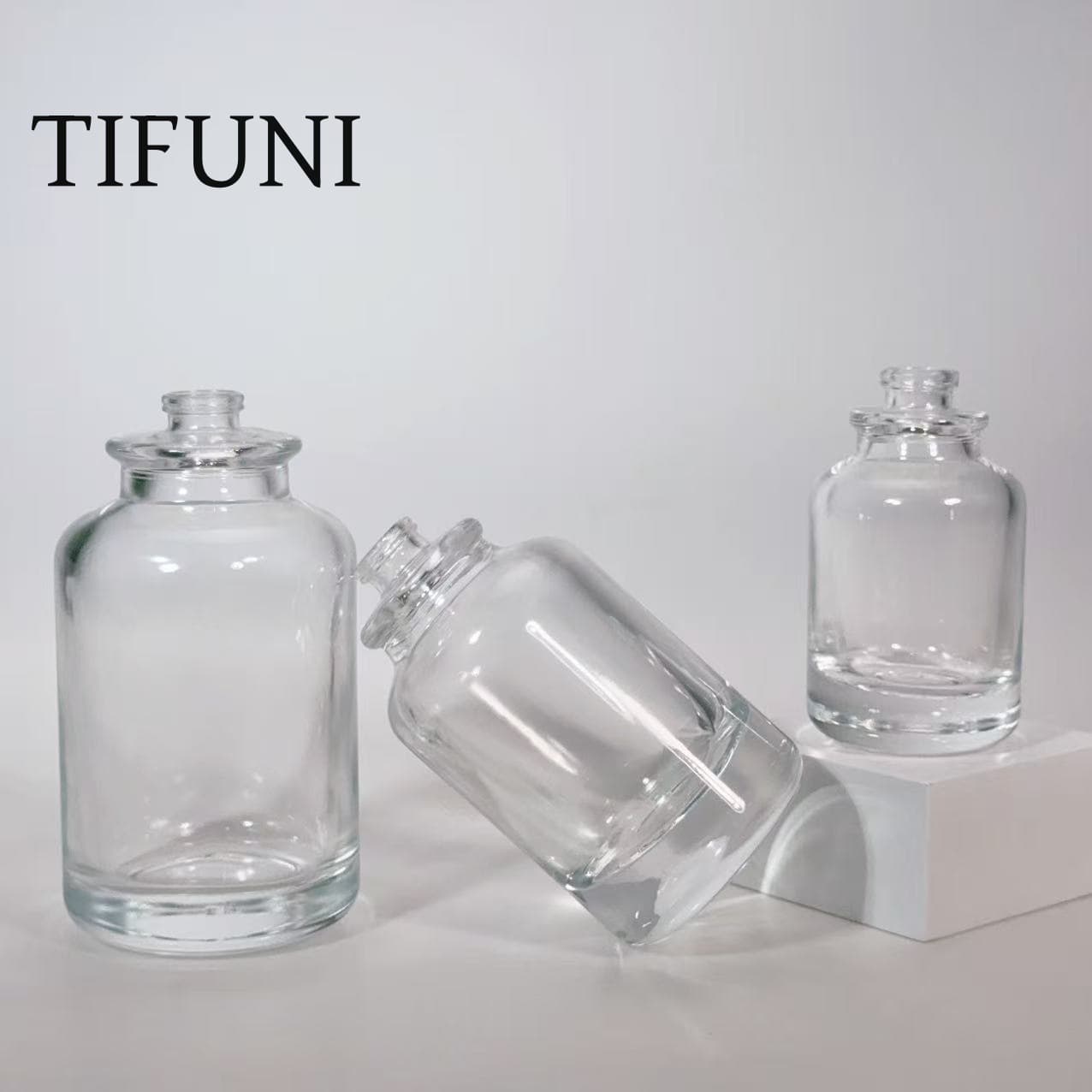 High-Quality 15-Hole Clear Glass Perfume Bottle 30ml 50ml 100ml Perfume Sample Refill Bottle Cosmetic Bottle