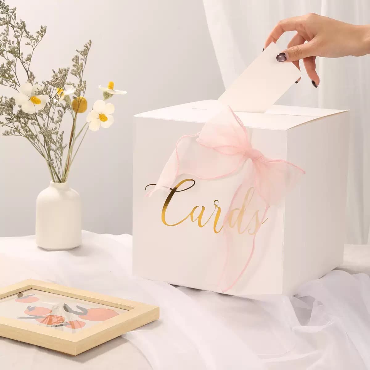Wedding Card Storage Box Party Blessing Message Box Blank Card Collection Box Birthday Surprise Box Gift Box