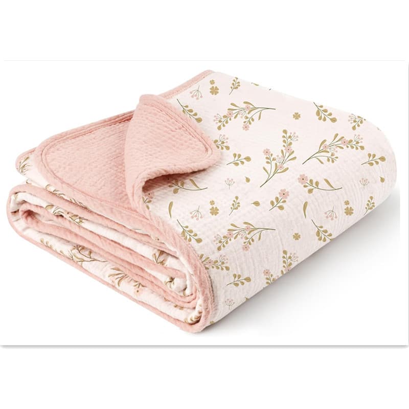 Cross-border Newborn Baby Cotton Gauze Blanket Cartoon Children's Towel Quilt Cover Summer Cool Air Conditioning Blanket Bath Towel