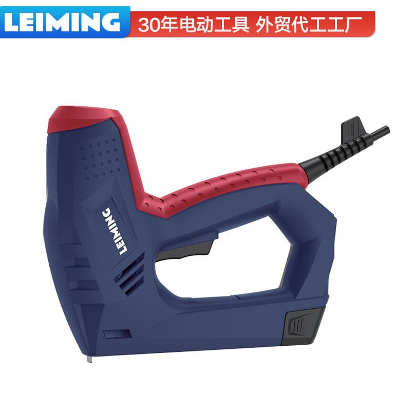 Leiming AC Electric Nail Gun J-123, Lithium Nail Gun for Woodworking with Plug-in Power
