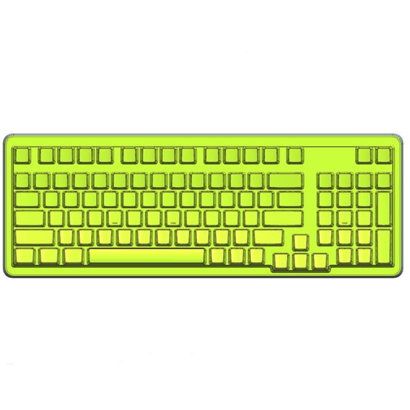 Suitable for Logitech k848 k868 keyboard film full range of transparent keyboard protective film silicone film real factory
