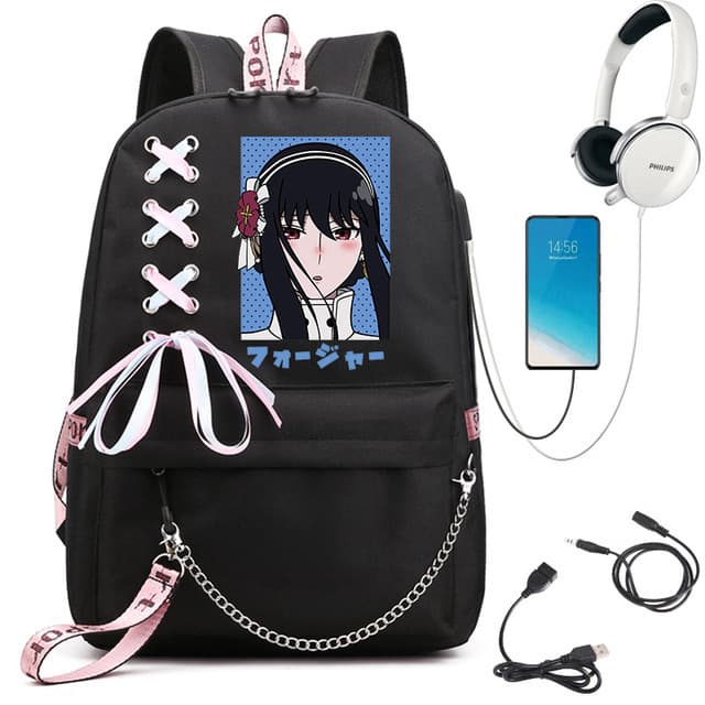 New Spy x Family Anime Student School Bag Backpack for Teen Girls and Adults