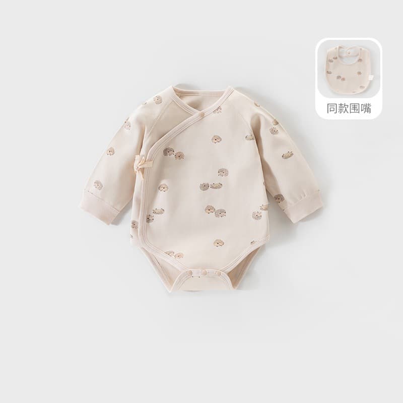 Body-covering jumpsuit, pure cotton, boneless men's and women's triangle harem, newborn romper, long-sleeved Dragon Boat Festival Five Poison Clothes, Category A