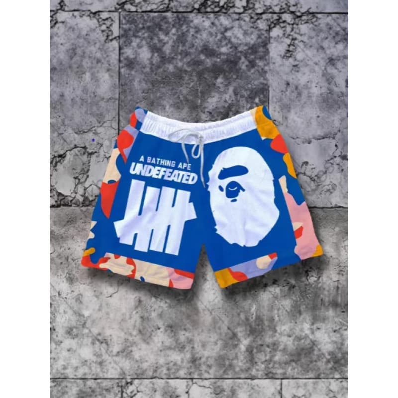 Cross-border Summer New Men's Shorts Casual Camouflage 3D Print Street Style Sportswear