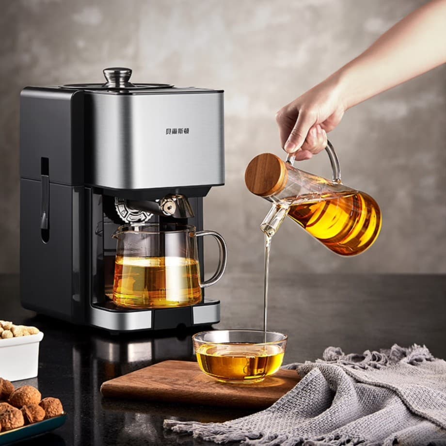 Bestday Bairstone Oil Press ZYJ-9018 Fully Automatic Household Family Small Plant Oil Press