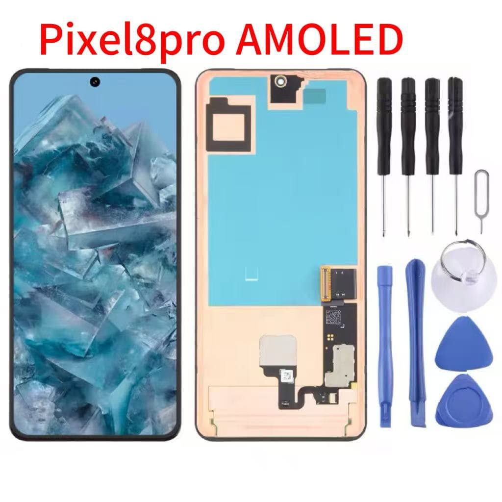 Original Pixel 8 LCD Touchscreen Display for Google Pixel 8 pro Pixel 8A Liquid Crystal Display Screen Replacement Parts Market