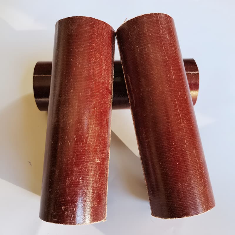 Phenolic Cotton Cloth Rod Bakelite Rod Insulation Transformer Parts Bakelite Rod Phenolic Laminated Cloth Rod