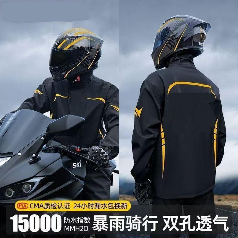 Electric Vehicle Delivery Raincoat Set Outdoor Riding Stormproof Raincoat and Pants Motorcycle Two-Piece Suit