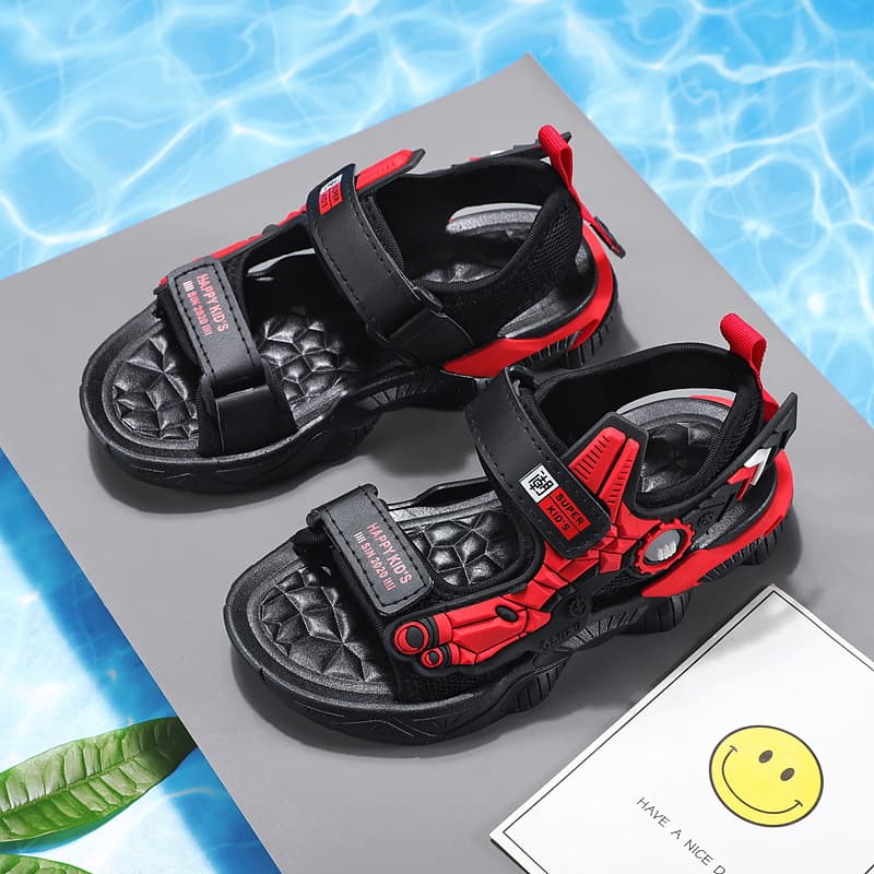 Boys' Sandals 2025 New Summer Anti-Slip Soft Sole Children's Sandals for Middle and Big Kids, Toddler Beach Shoes