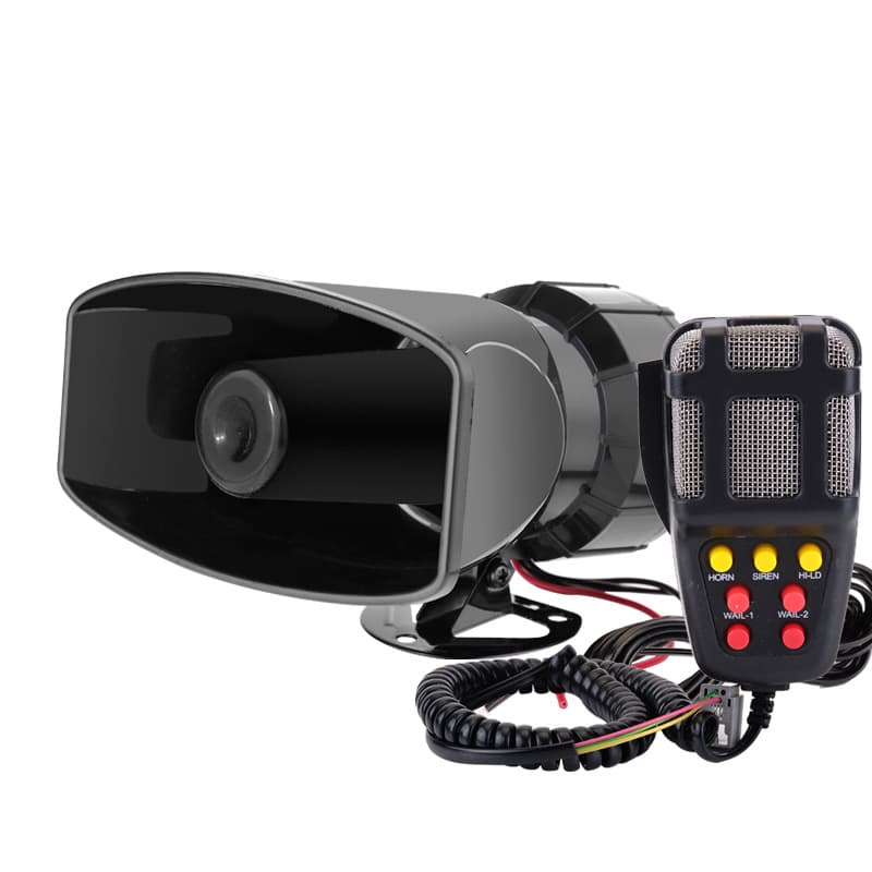 12V 80V Motorcycle Car Horn Loudspeaker Alarm Horn 5 7 Tone Horn with Loudspeaker Air Horn