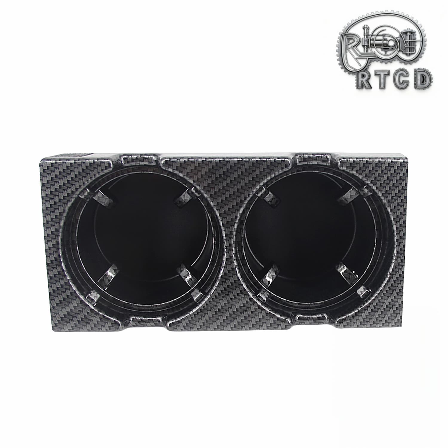 51168217953 51168217957 Cup Holder Set Carbon Fiber for BMW E46 3 Series 318
