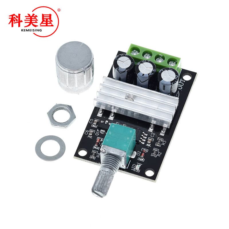 3A speed control switch, PWM DC motor speed controller, 6V/12V/24V/28V, 3A speed control switch DC 1203BK