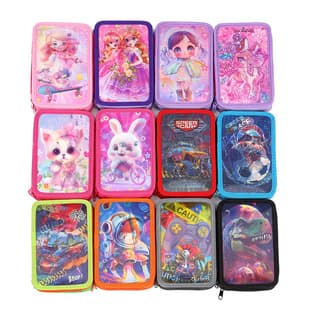 Creative New Student Pencil Case, Children's Art Pencil Storage, Large-Capacity Pencil Bag Wholesale