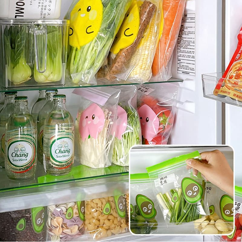 Kindergarten special storage bag, children's snack fruit packaging bag, sealed bag, household thickened food grade dense bag