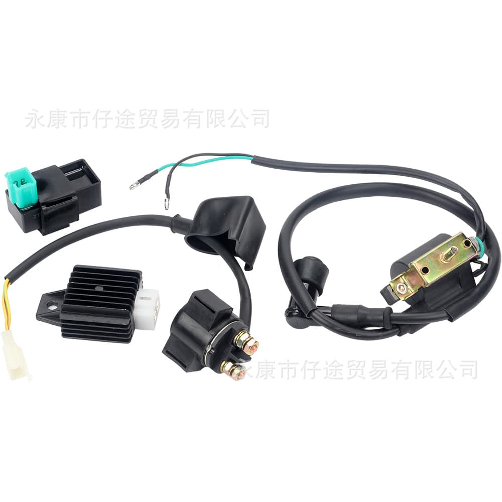 Off-road Motorcycle ATV Sand Vehicle Accessories 50-110CC High Voltage Coil Relay Igniter Regulator Electrical Parts