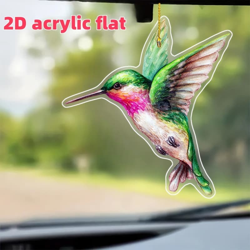 2026 New Cross-border Drop Shipping 2D Acrylic Hummingbird Design
