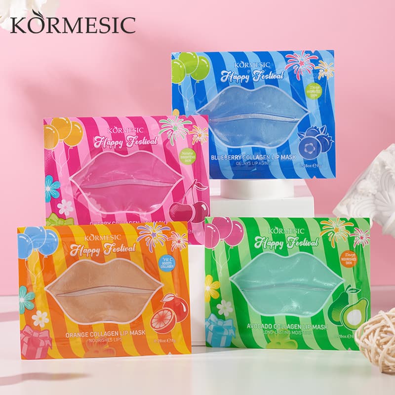 Cross-border KORMESIC full English fruit collagen lip mask series Labial membran foreign trade wholesale