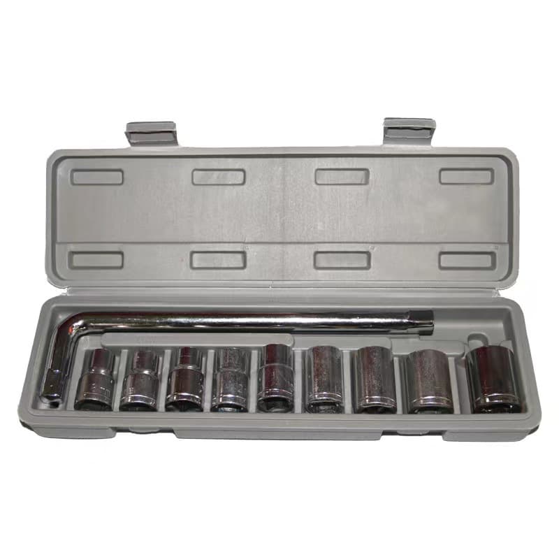 10-Piece Large Fly Socket Wrench Set, Multi-functional Automotive Hexagonal Repair Kit for Car Maintenance