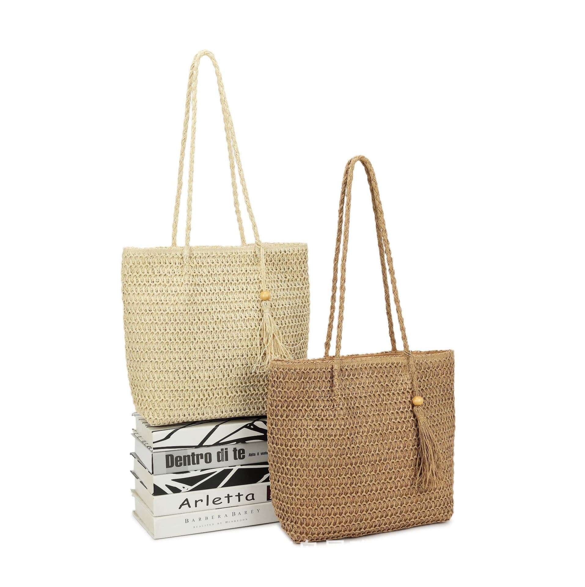 New Beach Bag Woven Straw Bag Women's Handbag
